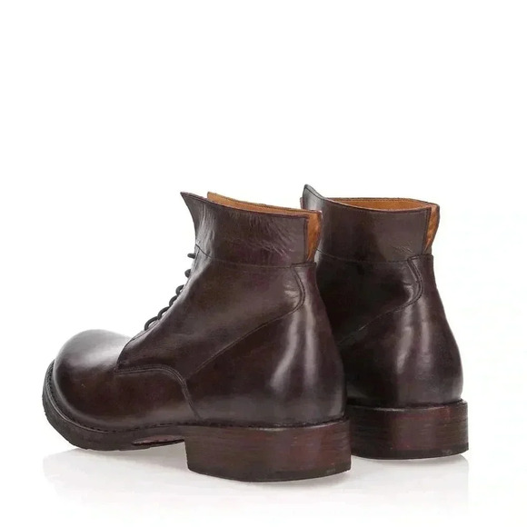 FIORENTINI+BAKER Polacchini
burgundy all Leather Ankle boots Men Size 39 - Picture 2 of 9